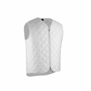 THERMOLUXWESTE weiß ohne Kragen