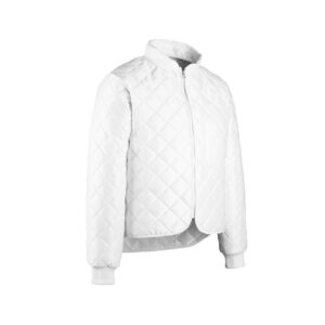 THERMOLUXJACKE weiß mit Kragen